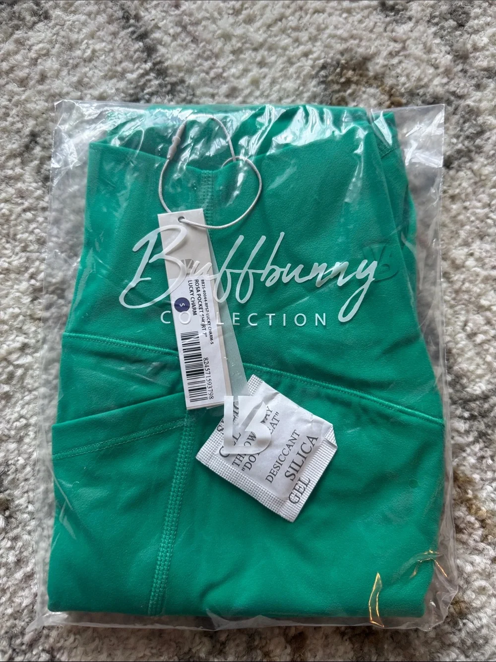 BuffBunny High-Waist Athletic Bike Shorts - Teal Green